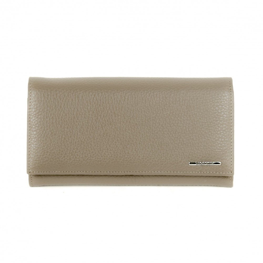 Дамско портмоне ENZO NORI модел CLASSIQUE естествена кожа бежов